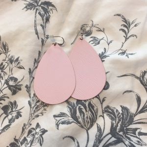 Nickel & Suede leather earrings